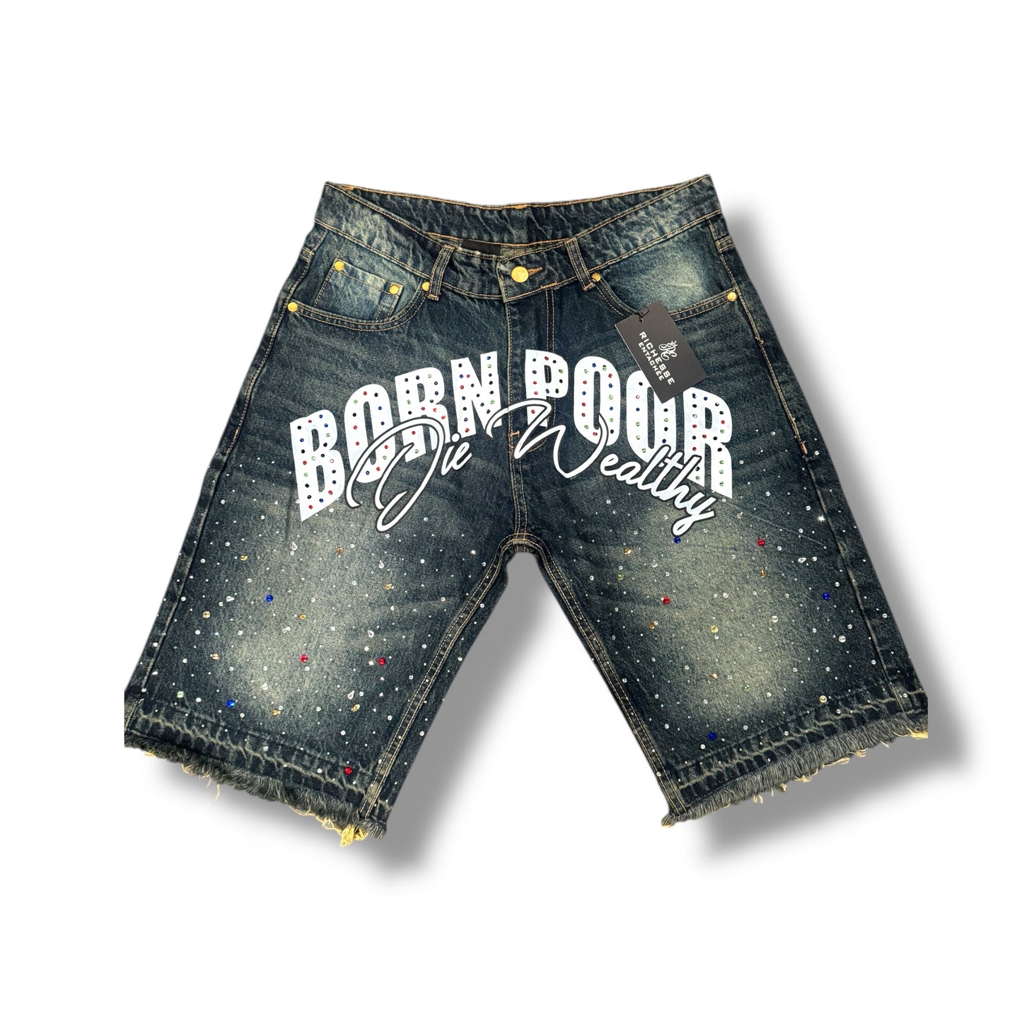 Blue BPDW Jorts
