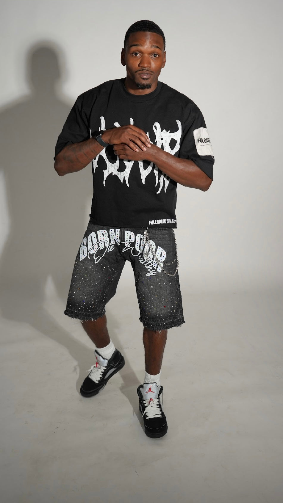 Ash Black BPDW Jorts