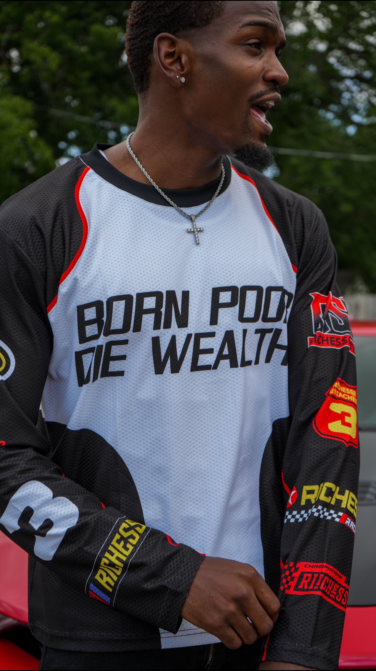 Racer mesh jersey