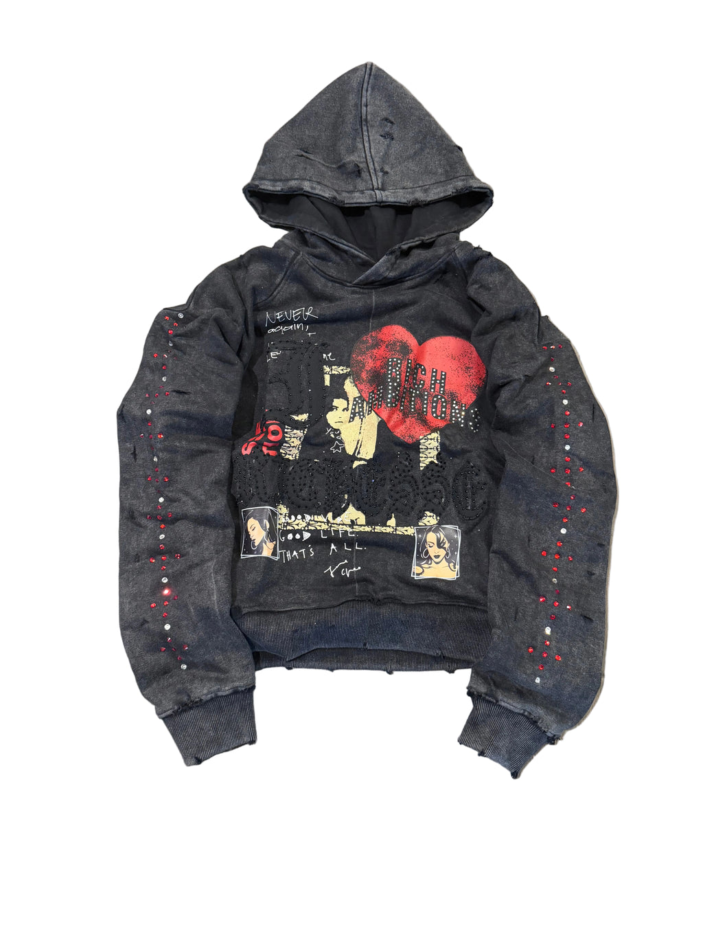 I ❤️ Richesse Hoodies Black