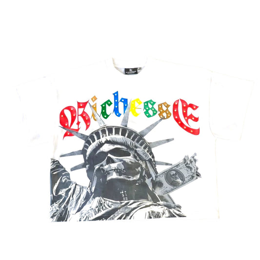White Liberty Tee
