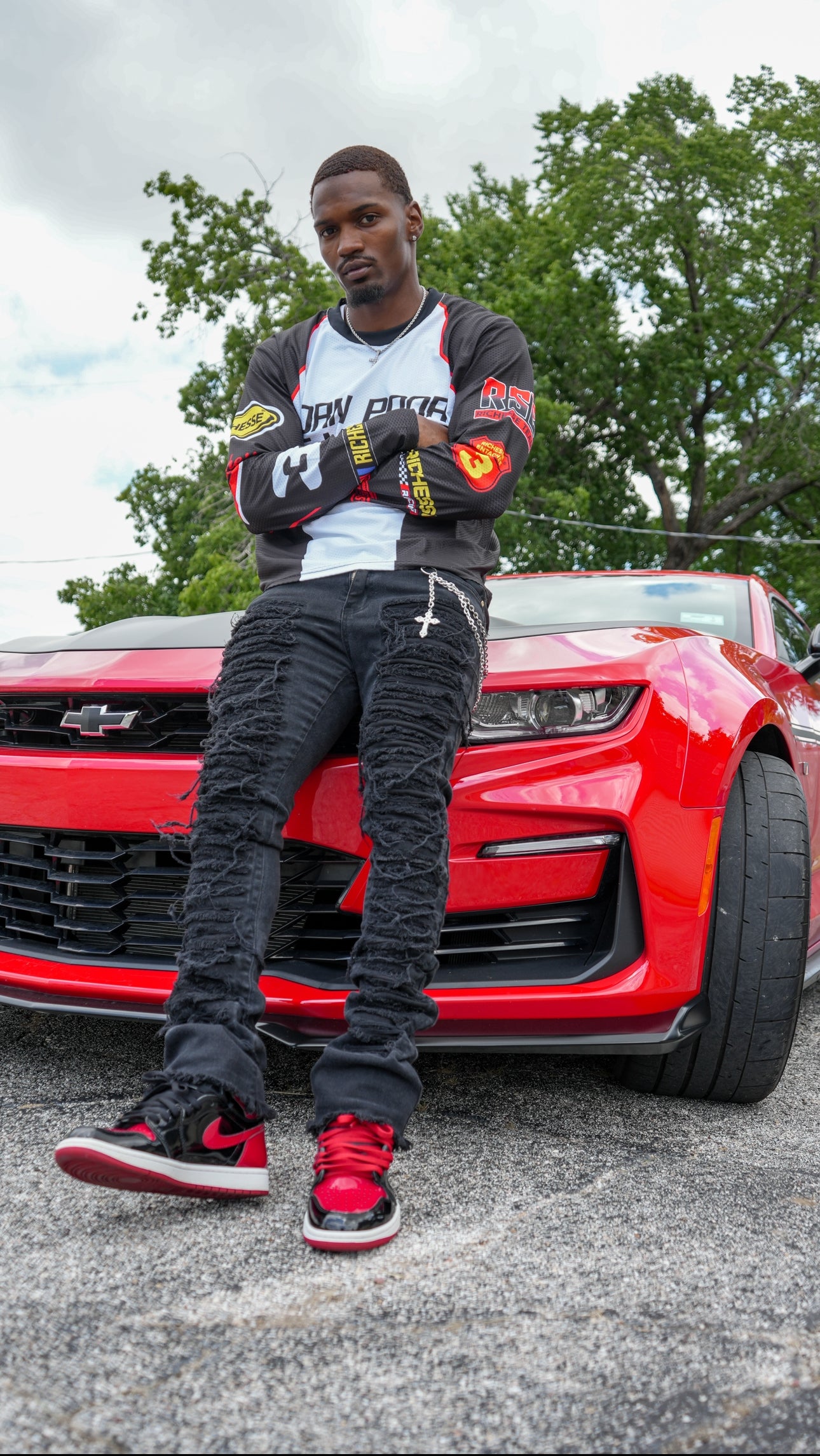Racer mesh jersey