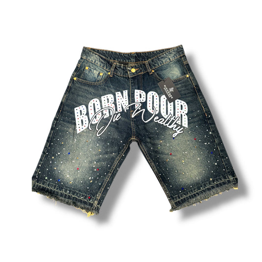 Blue BPDW Jorts