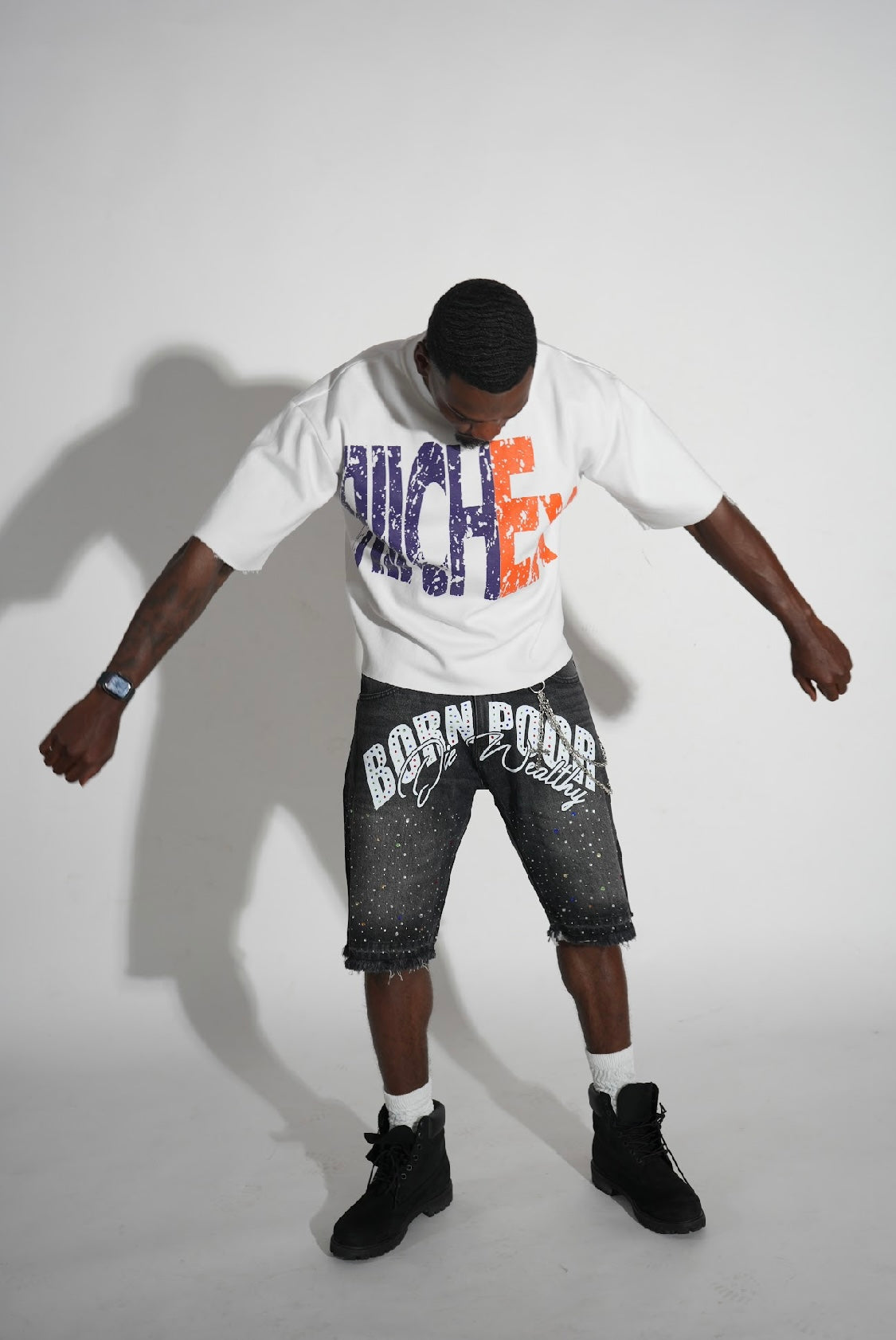 Ash Black BPDW Jorts