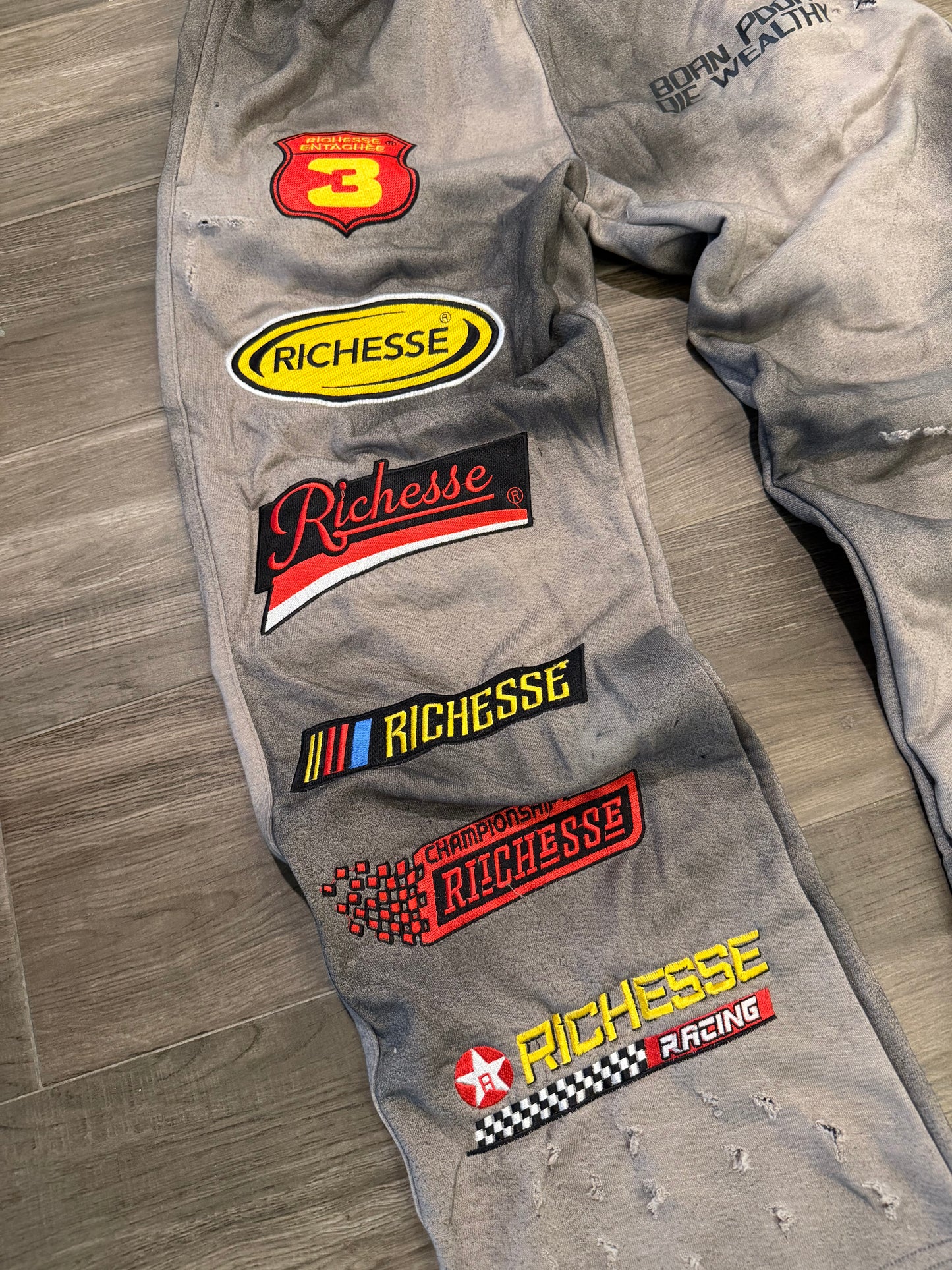 Grey Racer Sweats
