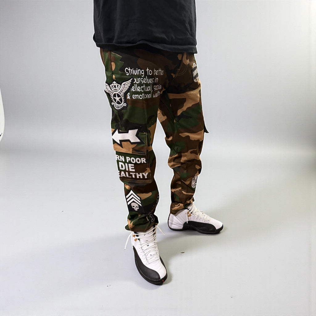 Camo Patch Work Jeans