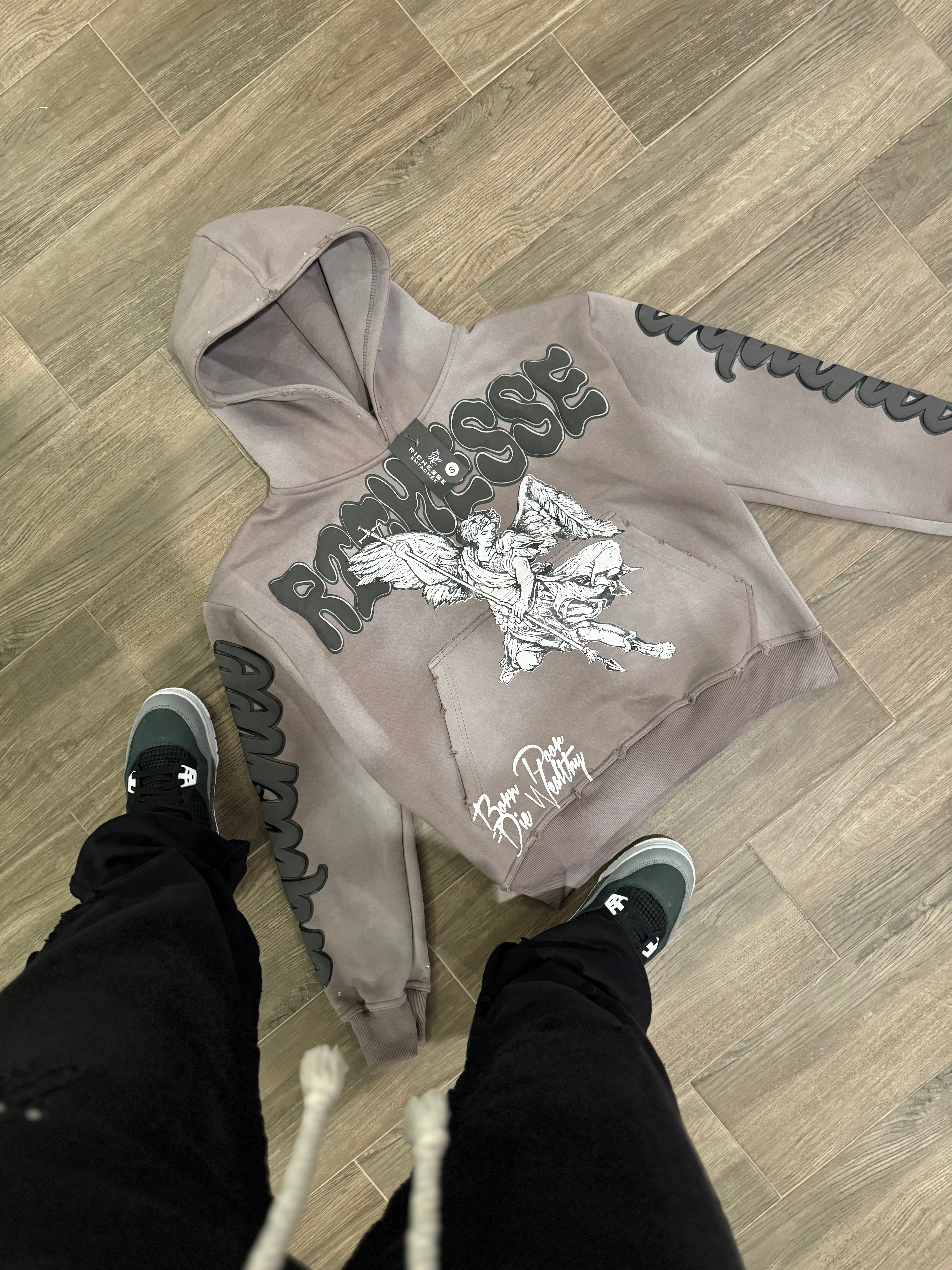 Angel ‘cool grey’ Hoodie