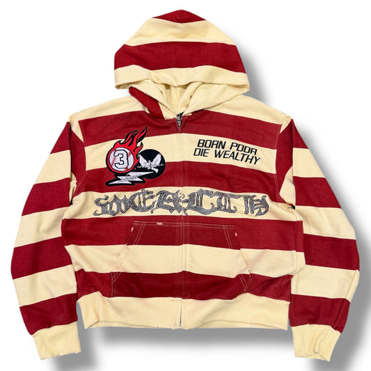 Waldo Zip Up Dark Red
