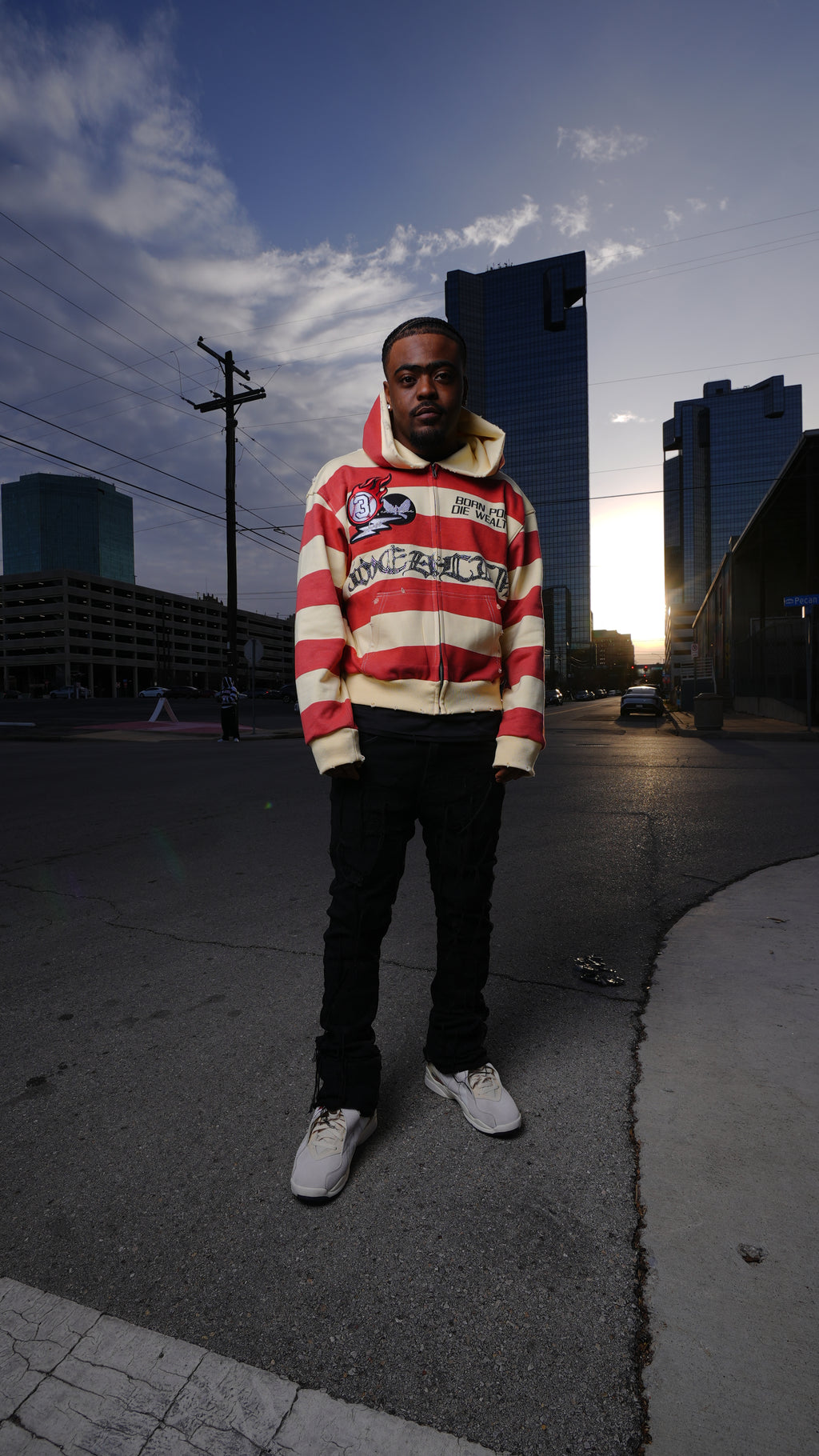 Waldo Zip Up Dark Red