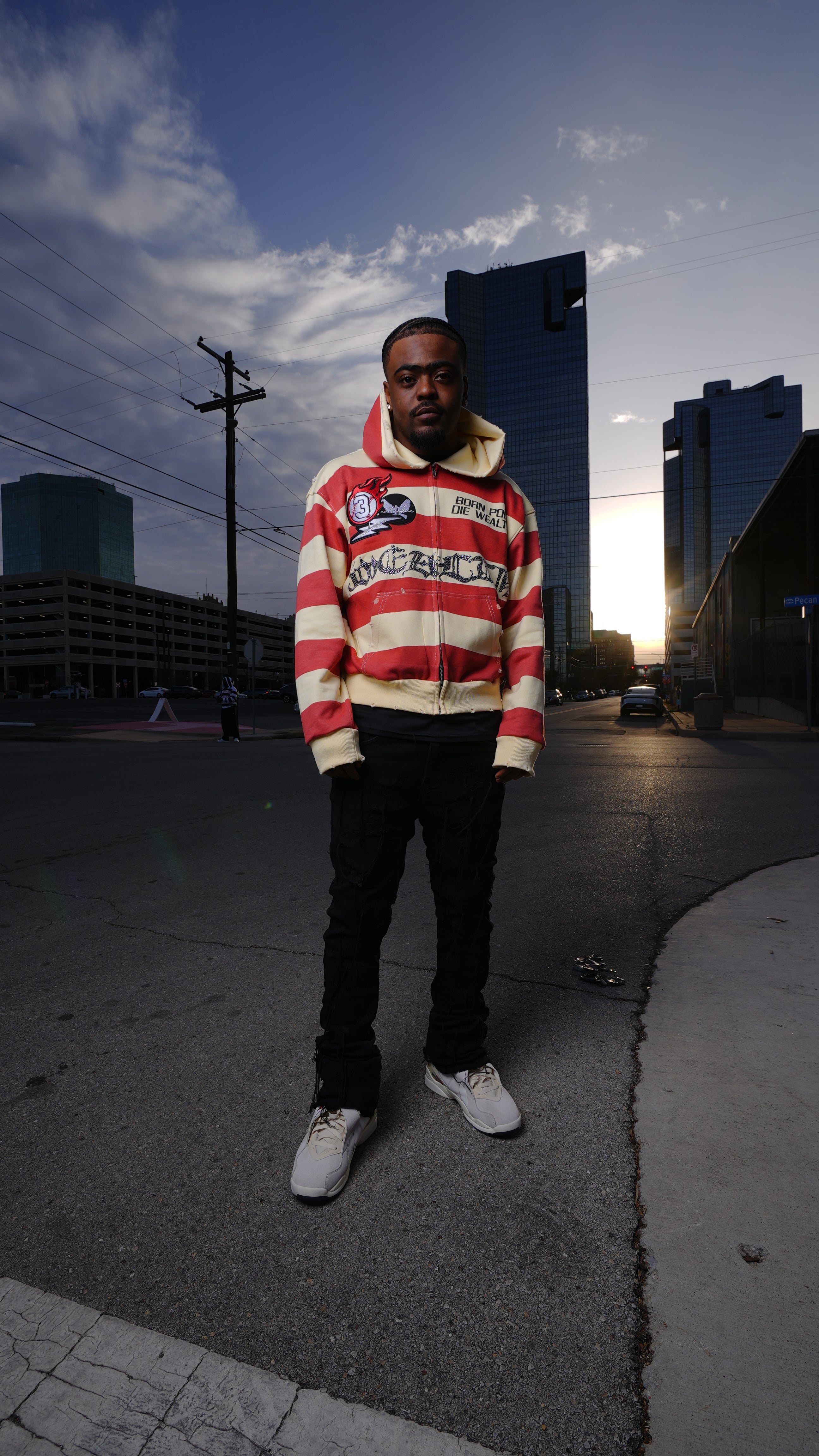 Waldo Zip Up Dark Red
