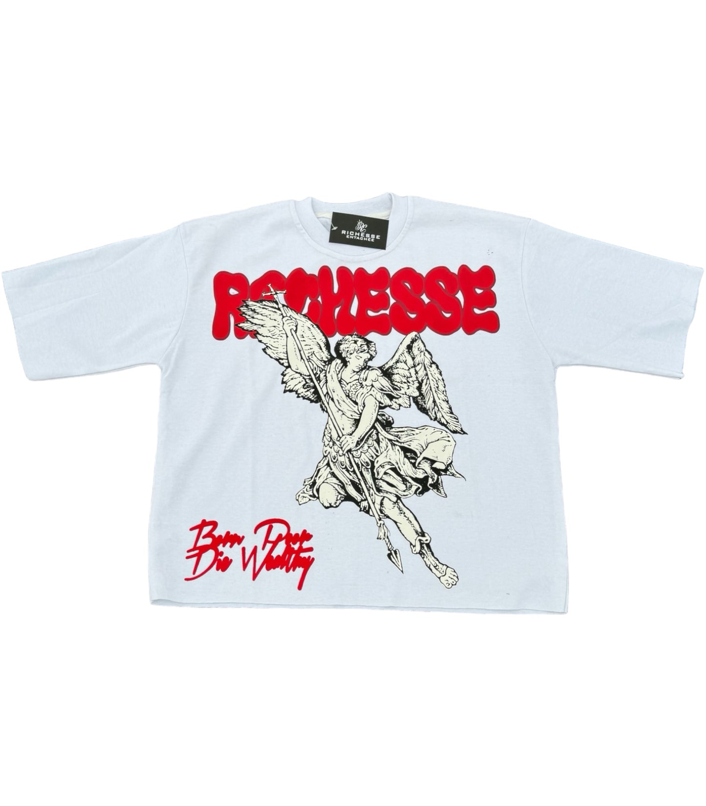 White/Red Angel Tee