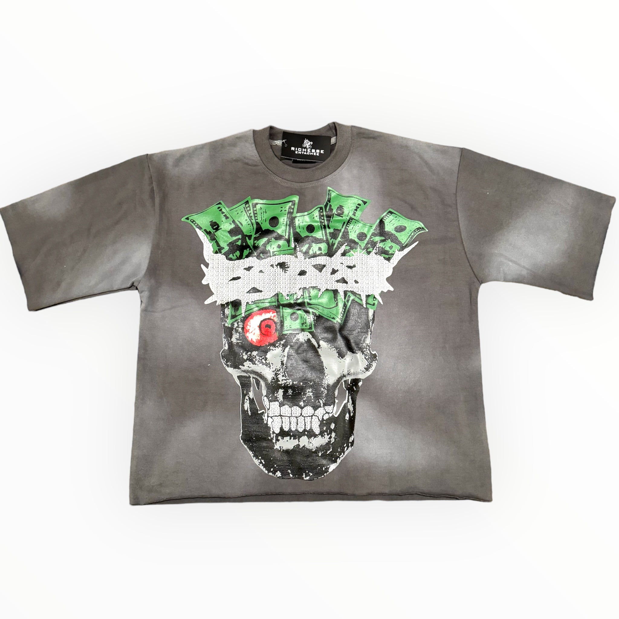 Grey Dead Presidents Tee