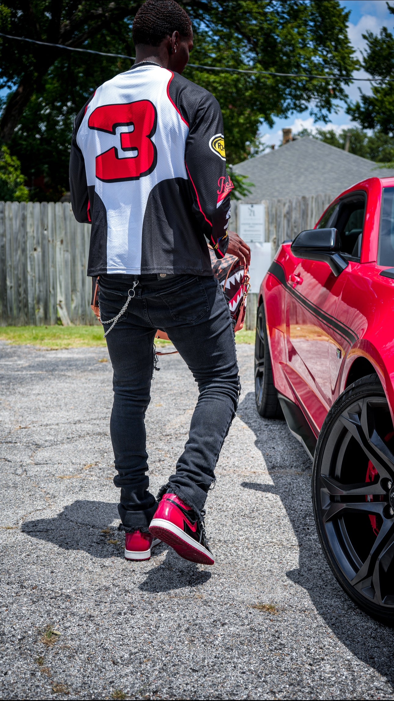 Racer mesh jersey